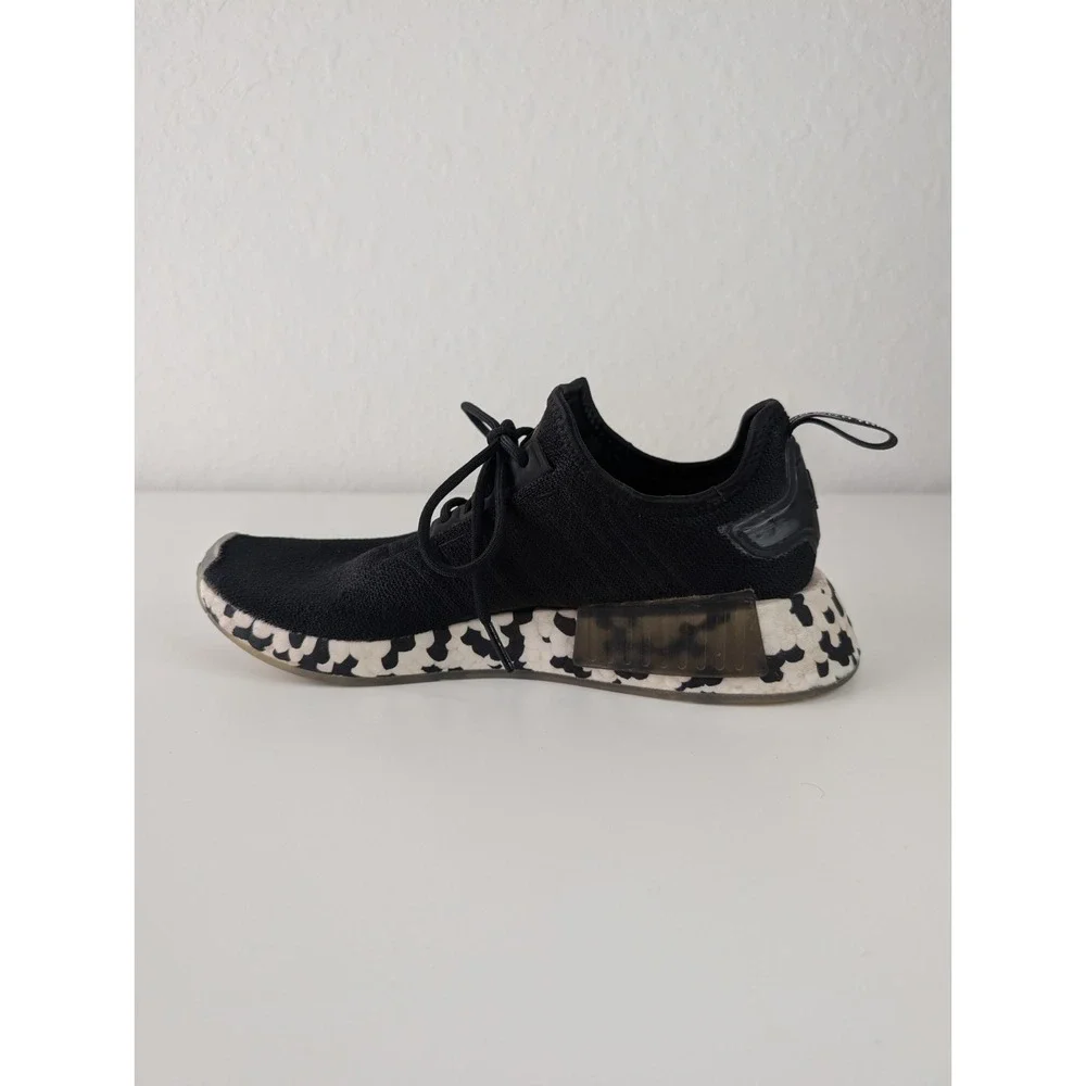 Adidas NMD R1 Sneakers Mens 6.5 Black Color Splash Running Shoes